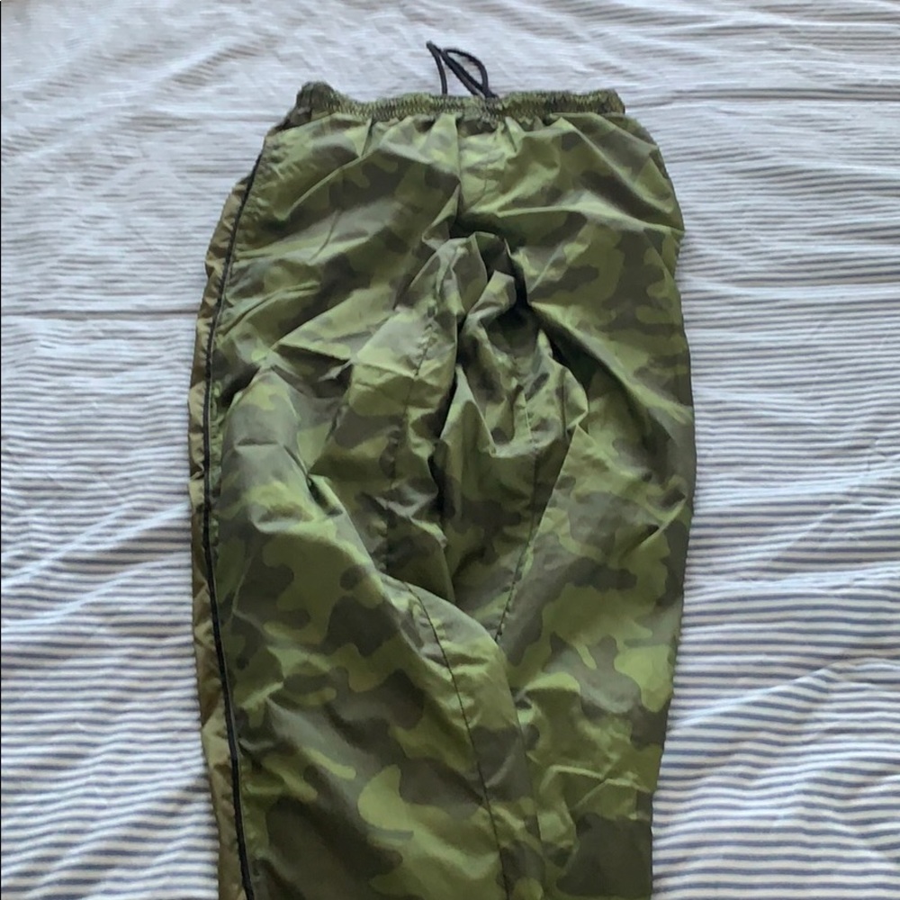 Camo swish pants